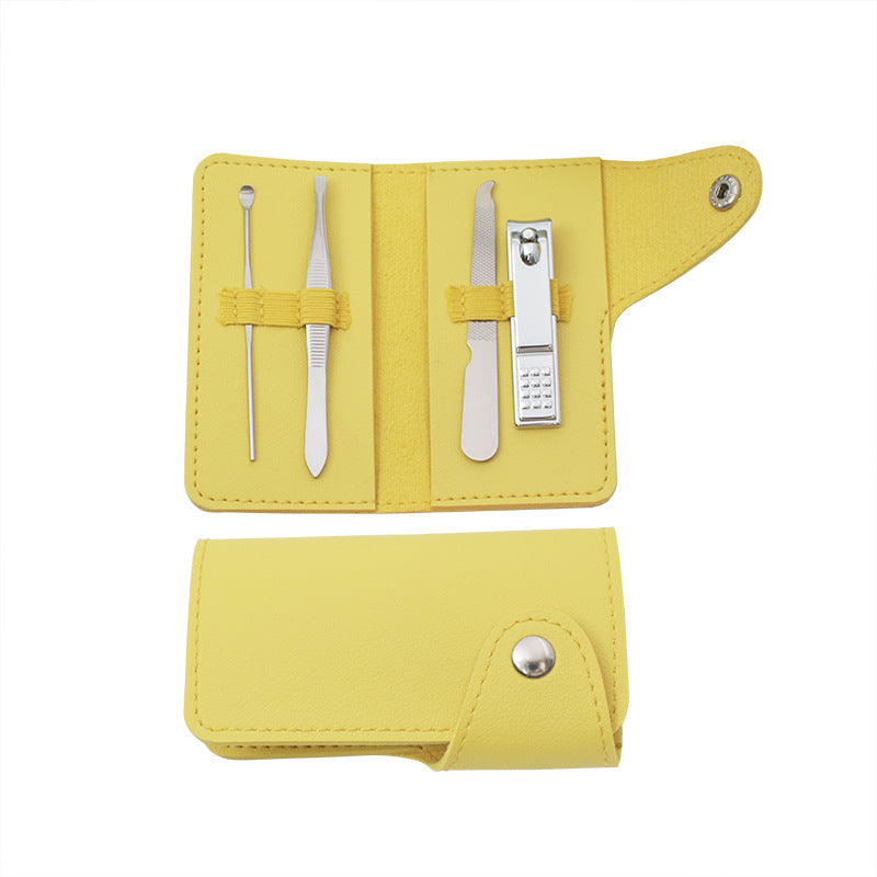 Ensemble de mini-outils de manucure pour ongles avec ciseaux en acier et coupe-ongles