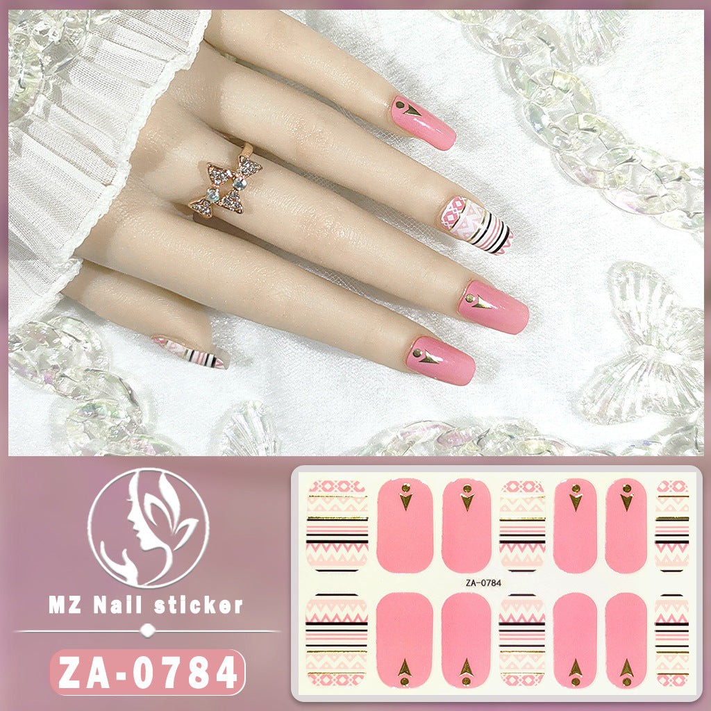 Full Oil Film Hand Manicure Implement Nail Stickers