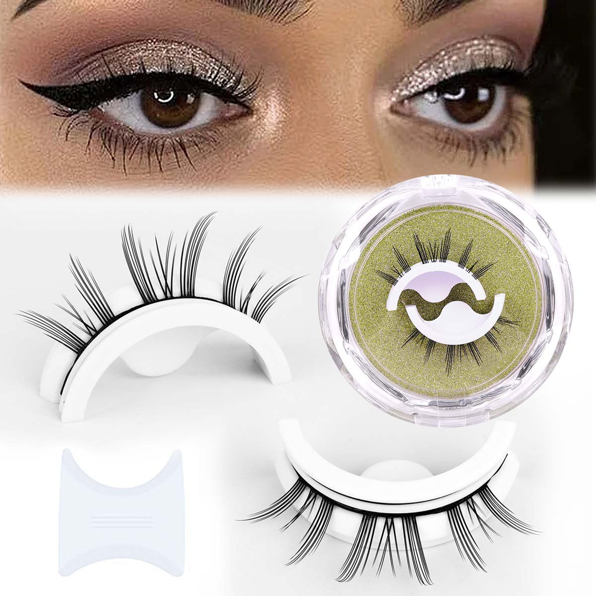 Large Twisted Rolls Natural Thick Eyelash False Lashes