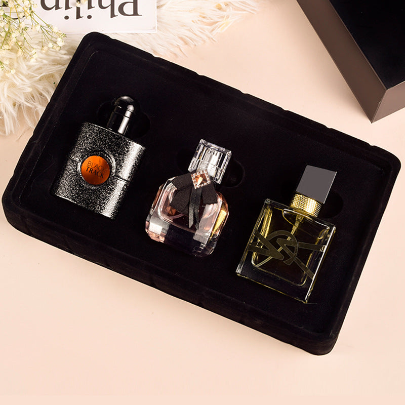 Coffret cadeau pour femme trois pièces Lasting Reverse Black Ya Parfums pour femme