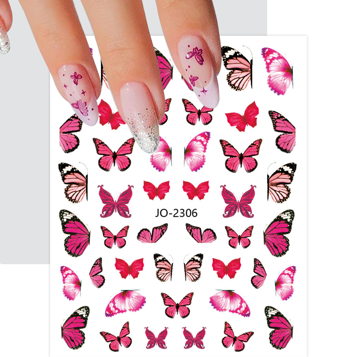 Butterfly Decals Color Small Decorative Beauty Nail Stickers