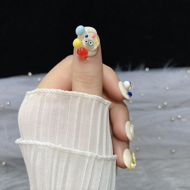 Handmade Wear Small Eyes Funny Personality Nail Stickers