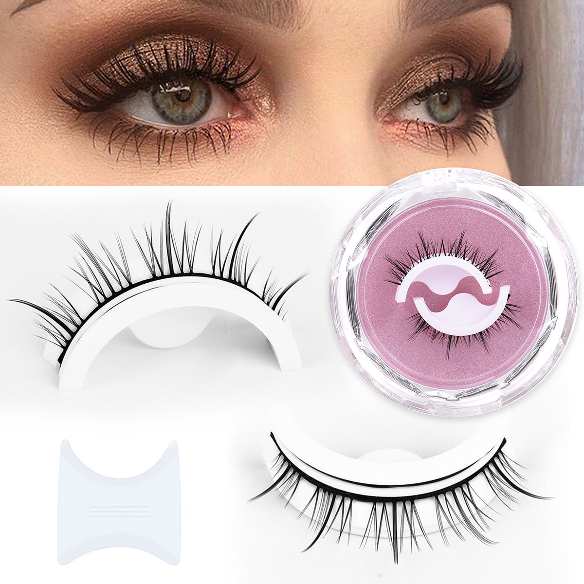 Large Twisted Rolls Natural Thick Eyelash False Lashes