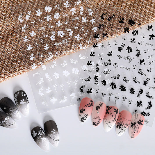 Adhesive Tape Vintage Punk Style Crock Nail Stickers