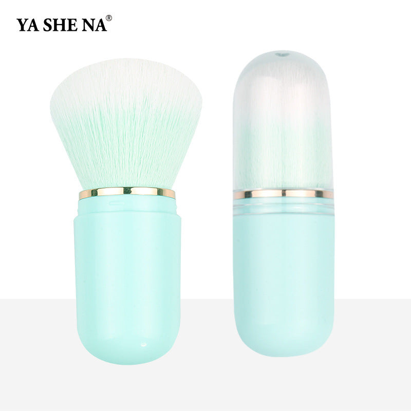 Yasna Retractable Cosmetic Brush Portable Capsule Makeup Brushes Accessories