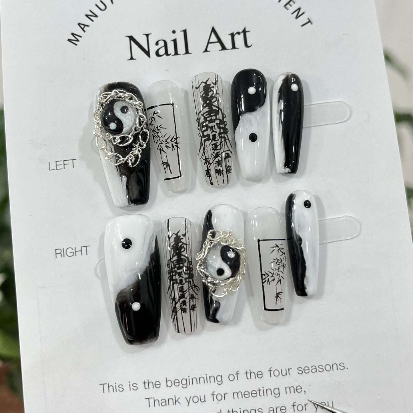 Style Gossip Black Wear Nail Art de luxe abordable