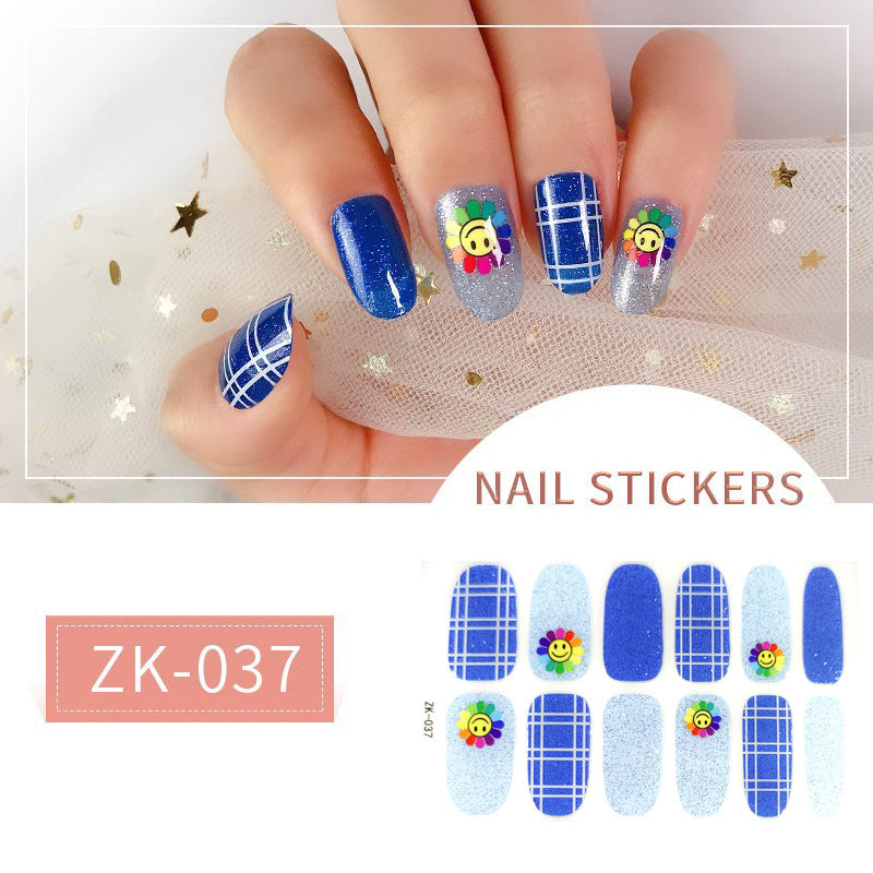 Finger Full Oil Film Manicure Implement Nail Stickers