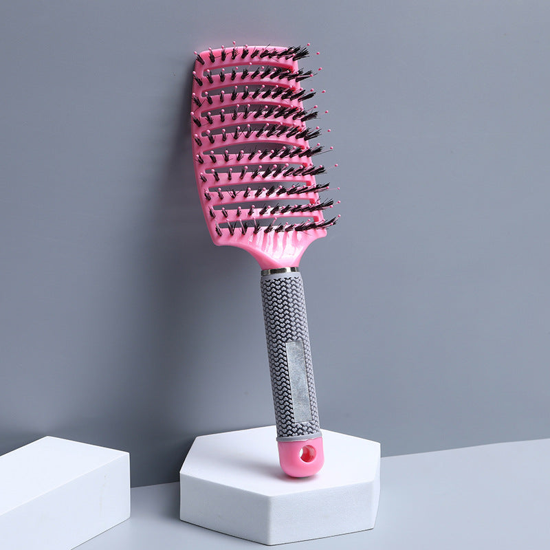 Brosses et peignes pour cheveux bouclés, creux et courbés, pour coiffure moelleuse