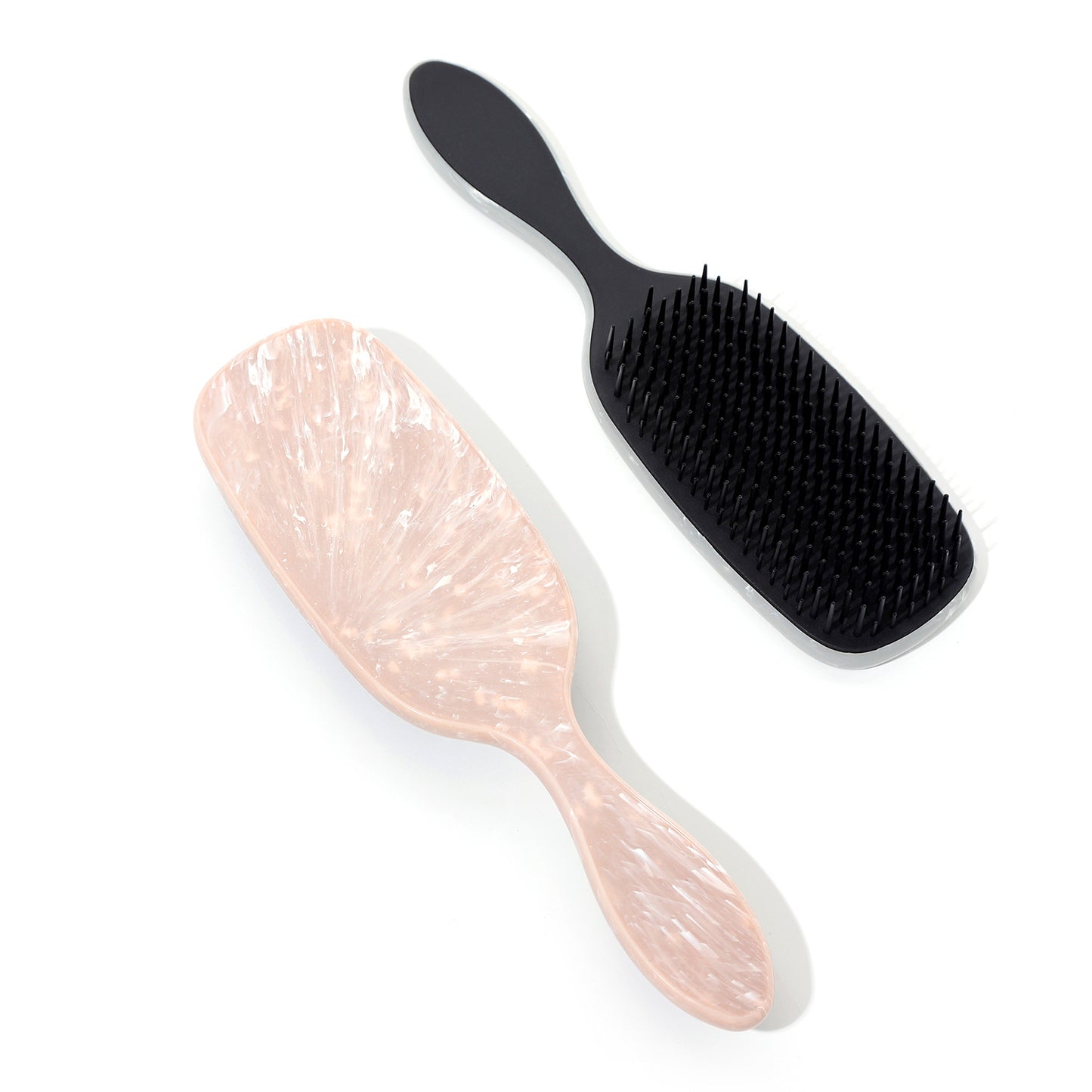 Massage Marbling Handle Hairdressing Scalp Smooth Hair Brushes & Combs