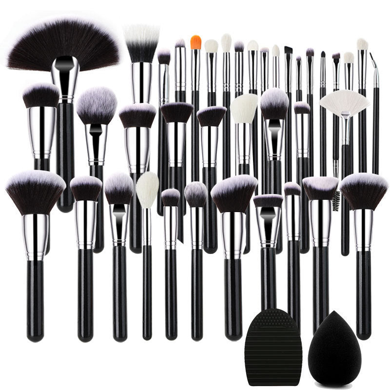 Brush Suit High-grade Black Sier Animal Makeup Brushes Accessories