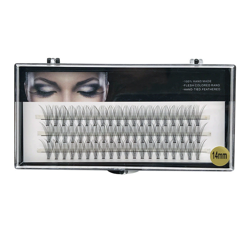 Eyelash Eyelashes Three Rows Soft Comfortable Fine Stem Not False Lashes