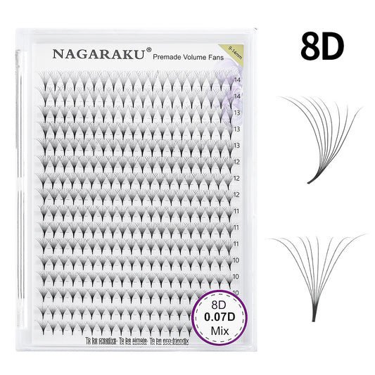 Box Tip Individual Eyelash Mixed Dispensing False Lashes