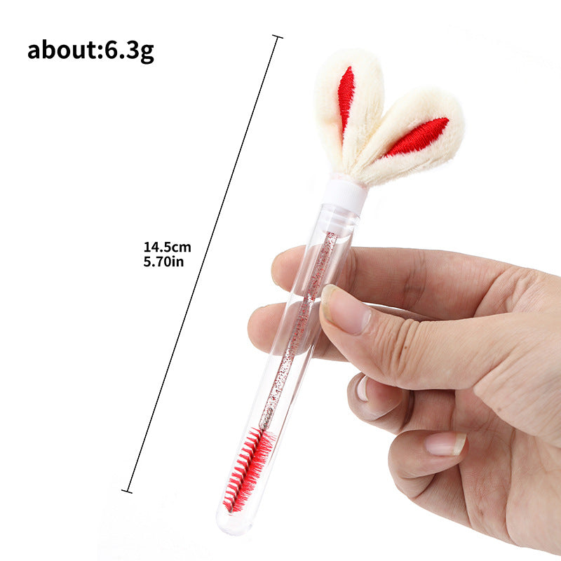 Rabbit Ear Test Tube Mascara Brush Makeup Brushes Accessories