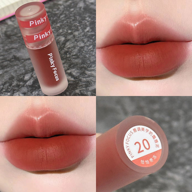 Gloss à lèvres Veet Milk Cream Mud Color Lacquer pour femme