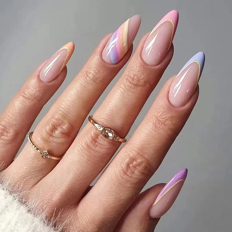 Pièce d'usure finie faux ongles patch nail art