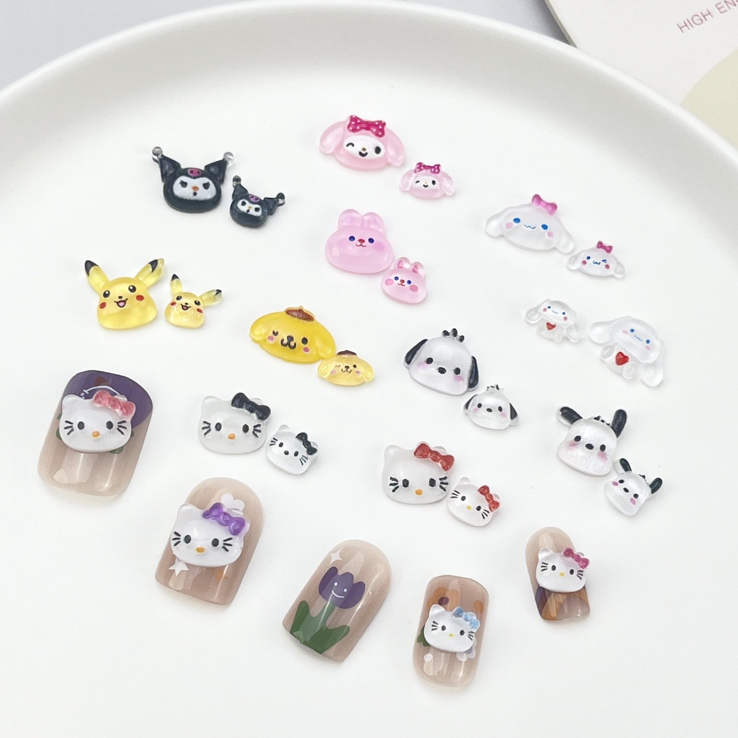 Small Size Cartoon Ornament Mini Cute Nail Care Nail Art