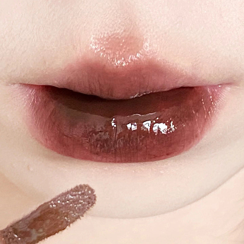 Gloss à lèvres hydratant effet miroir au chocolat