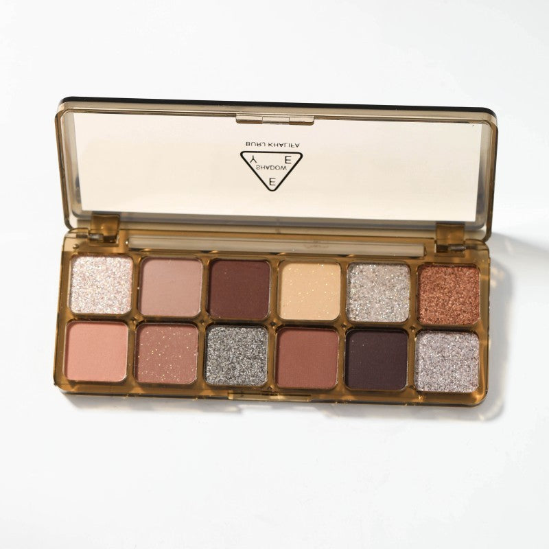 Plate Color Shadow Shimmer Matte Cold Eyeshadow