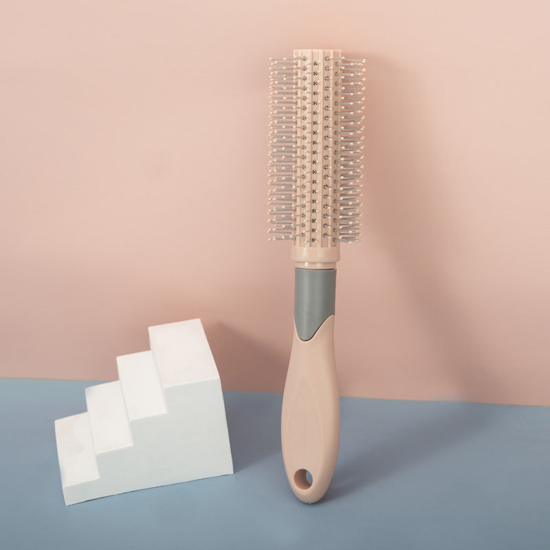 Brosses et peignes à cheveux en forme de duvet pour femmes, longs et roulants, avec boucle intérieure