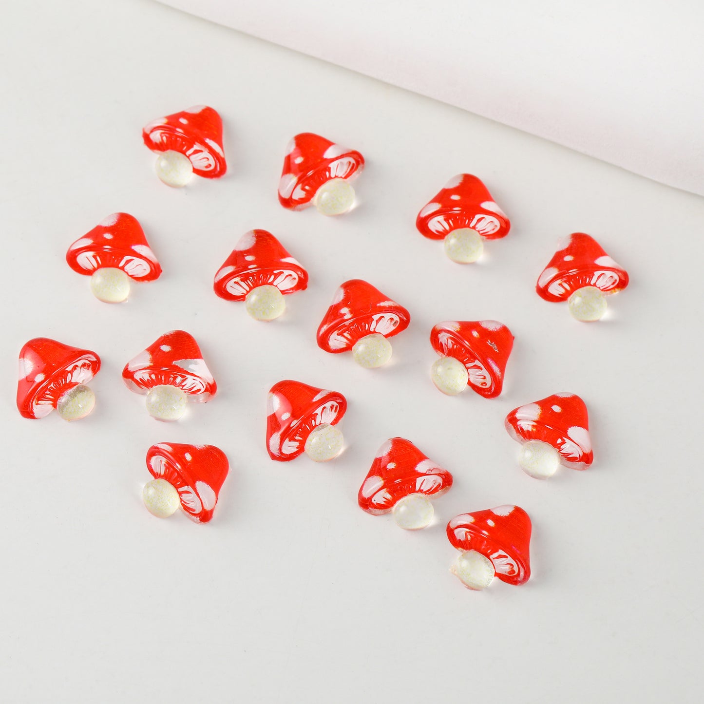 Ornament Cute Resin Icy Small Mushroom Nail Care Nail Art