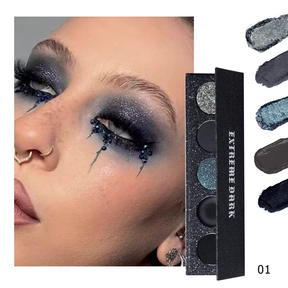 Shadow Plate Colors Extremely Dark Long Eyeshadow