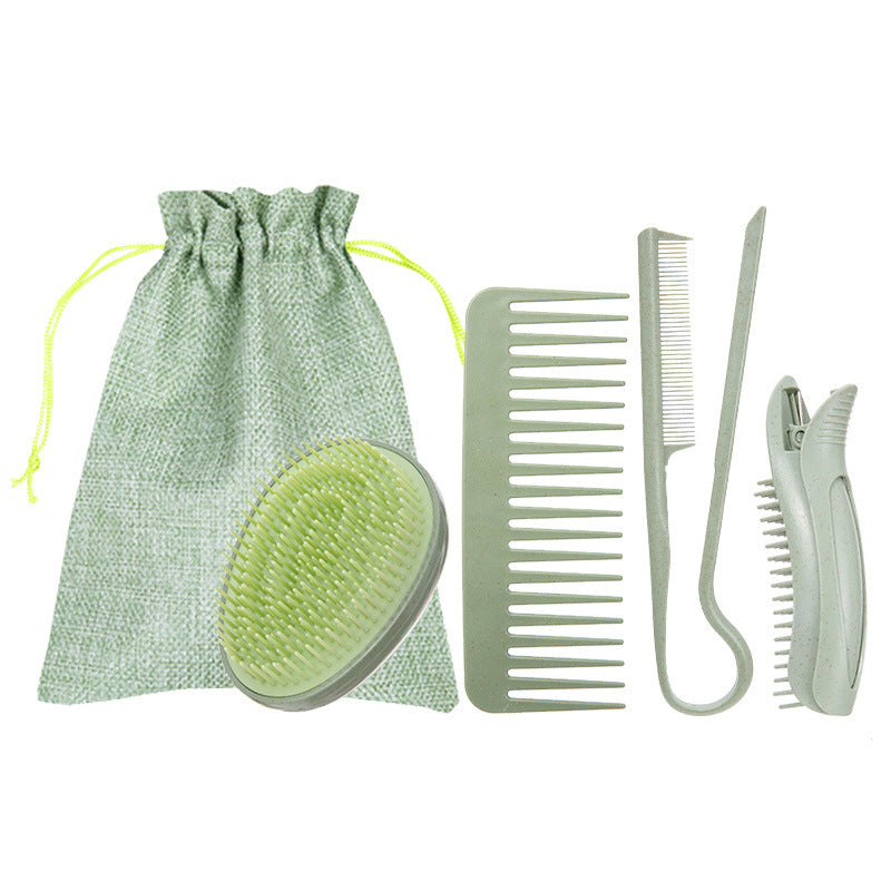 Brosse à cheveux en plastique, lissante, portable, style ménager, brosses et peignes