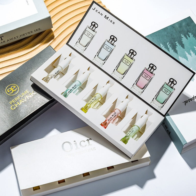 Pack de test de parfums Q Version pour femmes Parfums pour femmes durables et frais pour salon