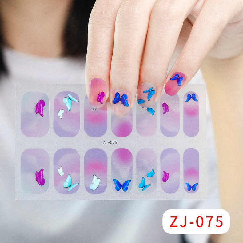 Gel Fresh Waterproof Durable Patch Removable Nail Stickers