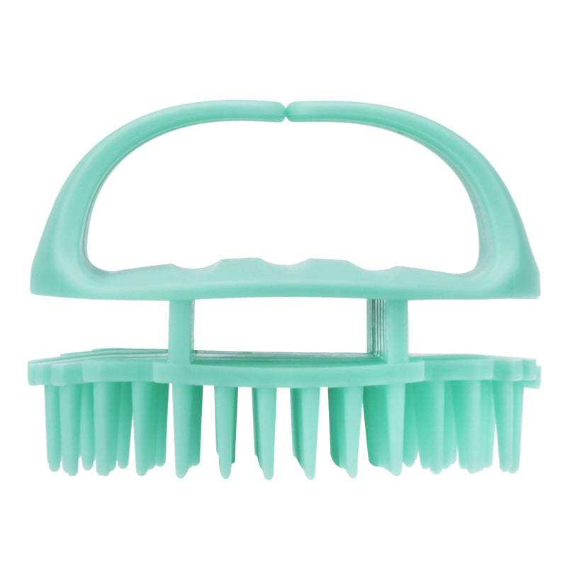 Brosse de massage sèche pour cuir chevelu Nettoyage des brosses et peignes à cheveux creux