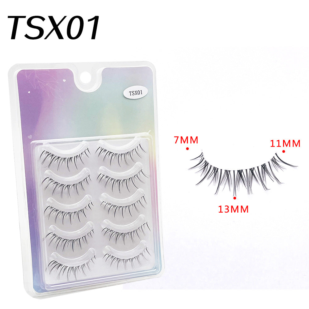 Thai Sheer Root Eyelashes Messy Simulation False Lashes