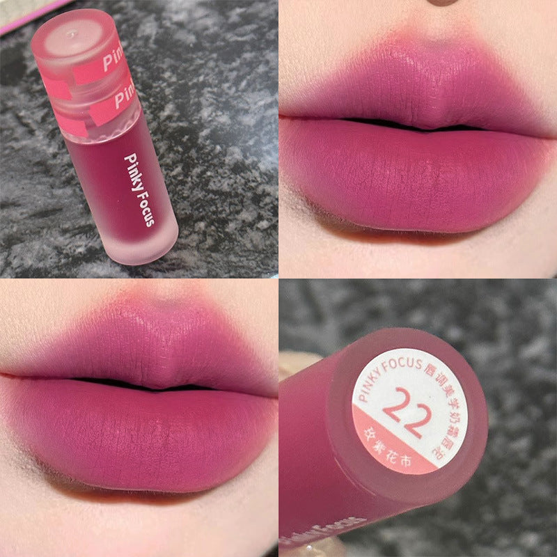 Gloss à lèvres Veet Milk Cream Mud Color Lacquer pour femme