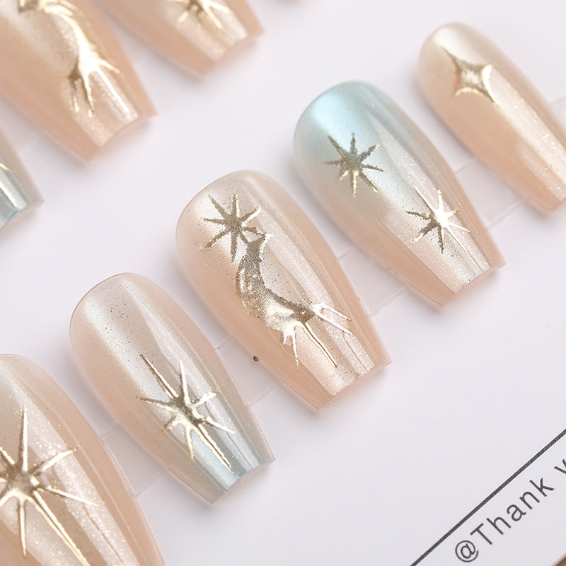 Nail Art de luxe petit format Tarot Star Moon Light