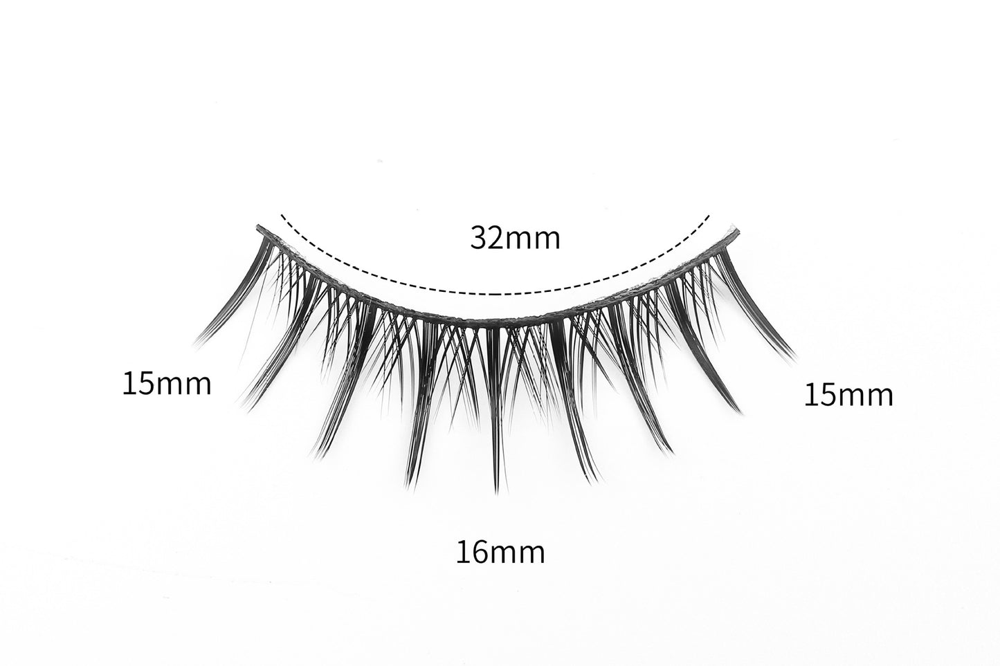 Cils naturels pour femmes, simulation de greffe, tige dure, faux cils