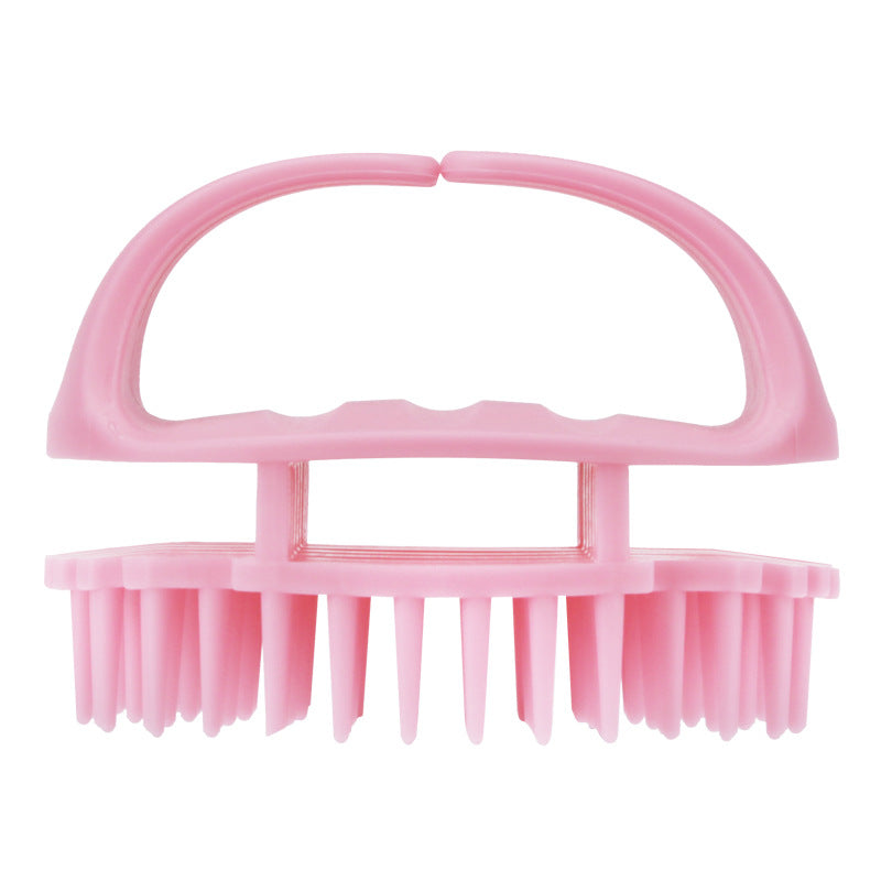 Brosse de massage sèche pour cuir chevelu Nettoyage des brosses et peignes à cheveux creux