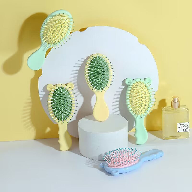 Mini brosses à cheveux et peignes de voyage portables à coussin d'air