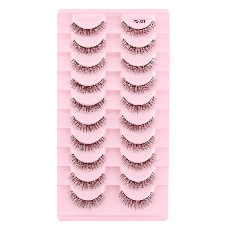 Simulation Natural Curling Pair Life Short False Lashes