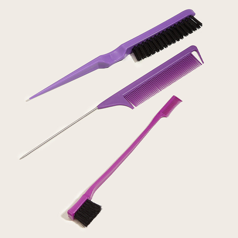 Brosse ronde pour le coiffage des sourcils, brosses et peignes durables pour les cheveux