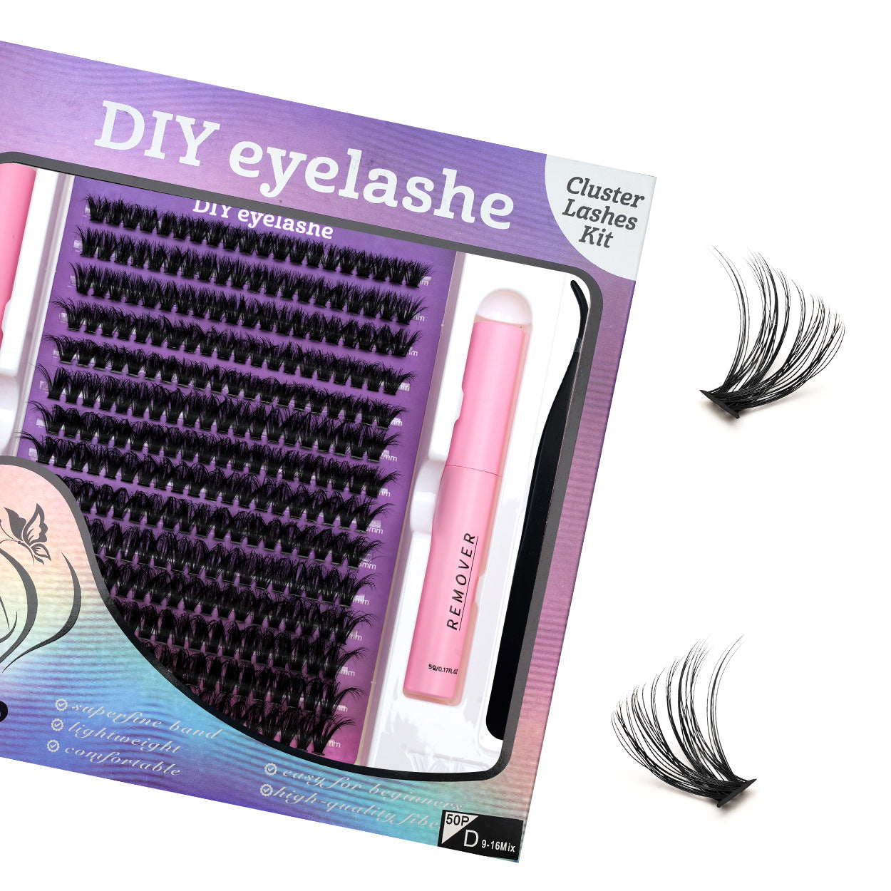 Eyelashes Fly Fluffy Qu Hot Melt False Lashes