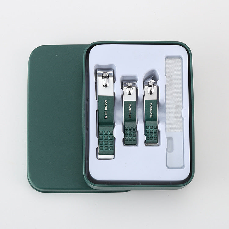 Ensemble d'outils pour les ongles imprimables avec ciseaux et coupe-ongles pliables