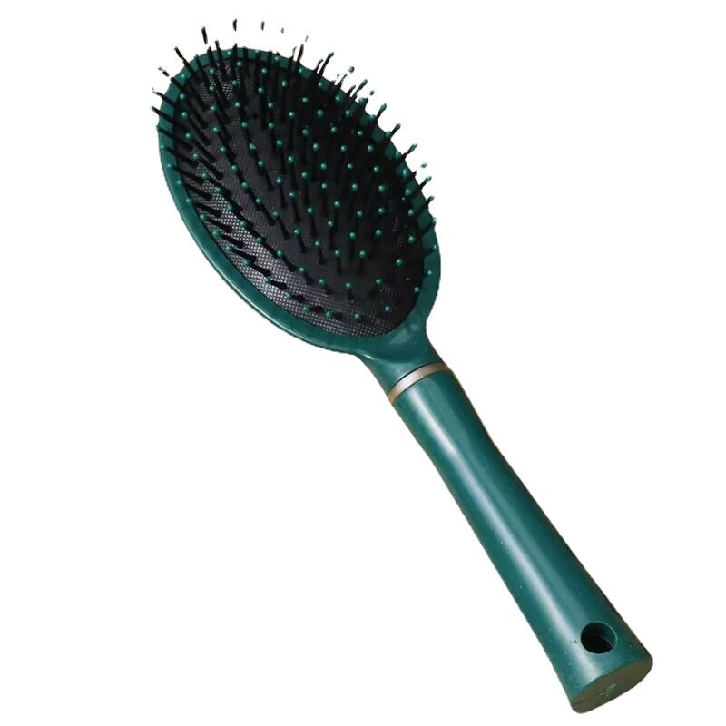 Brosses et peignes à cheveux bouclés à coussin d'air généreux verts