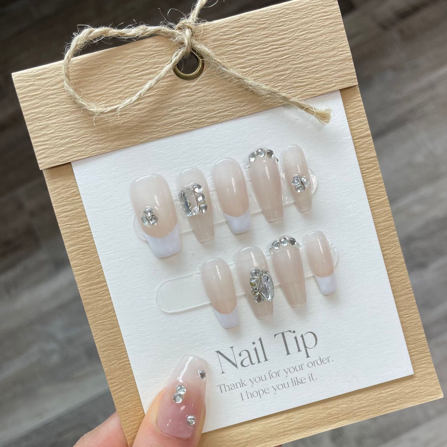 Handmade Wear Collection Fake Nails Removable Nail Stickers