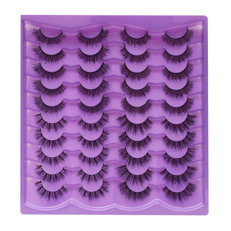 Eyelashes Stable Pair Fried Short Thick Mix False Lashes