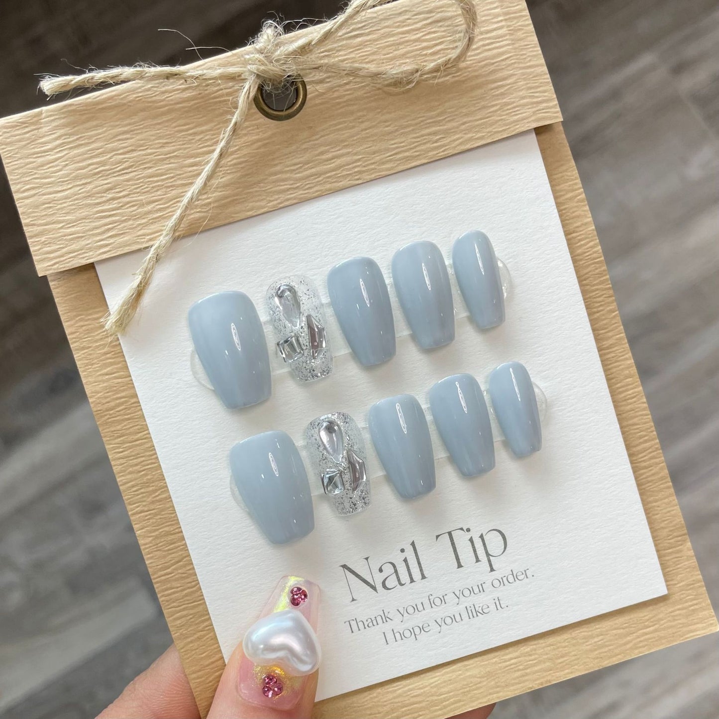 Handmade Wear Collection Fake Nails Removable Nail Stickers