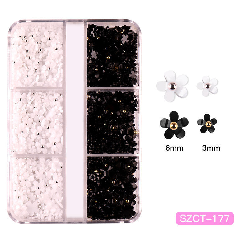 Ornament Cute Three-dimensional Small Flower Mixed Resin Nail Care Nail Art