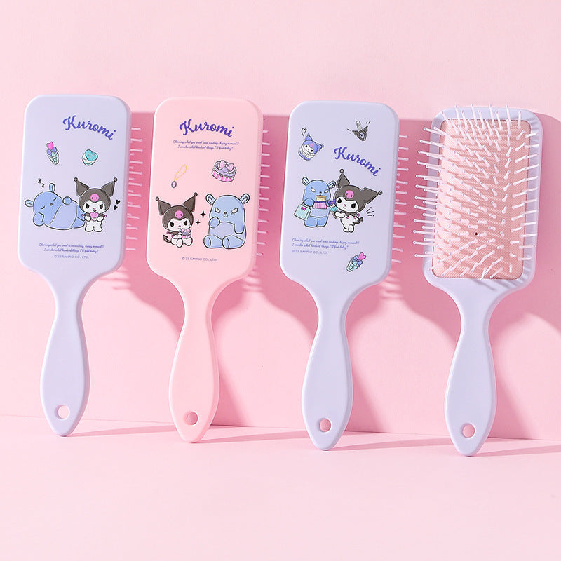 Brosses et peignes à cheveux à coussin d'air autorisés en forme de cœur mignon