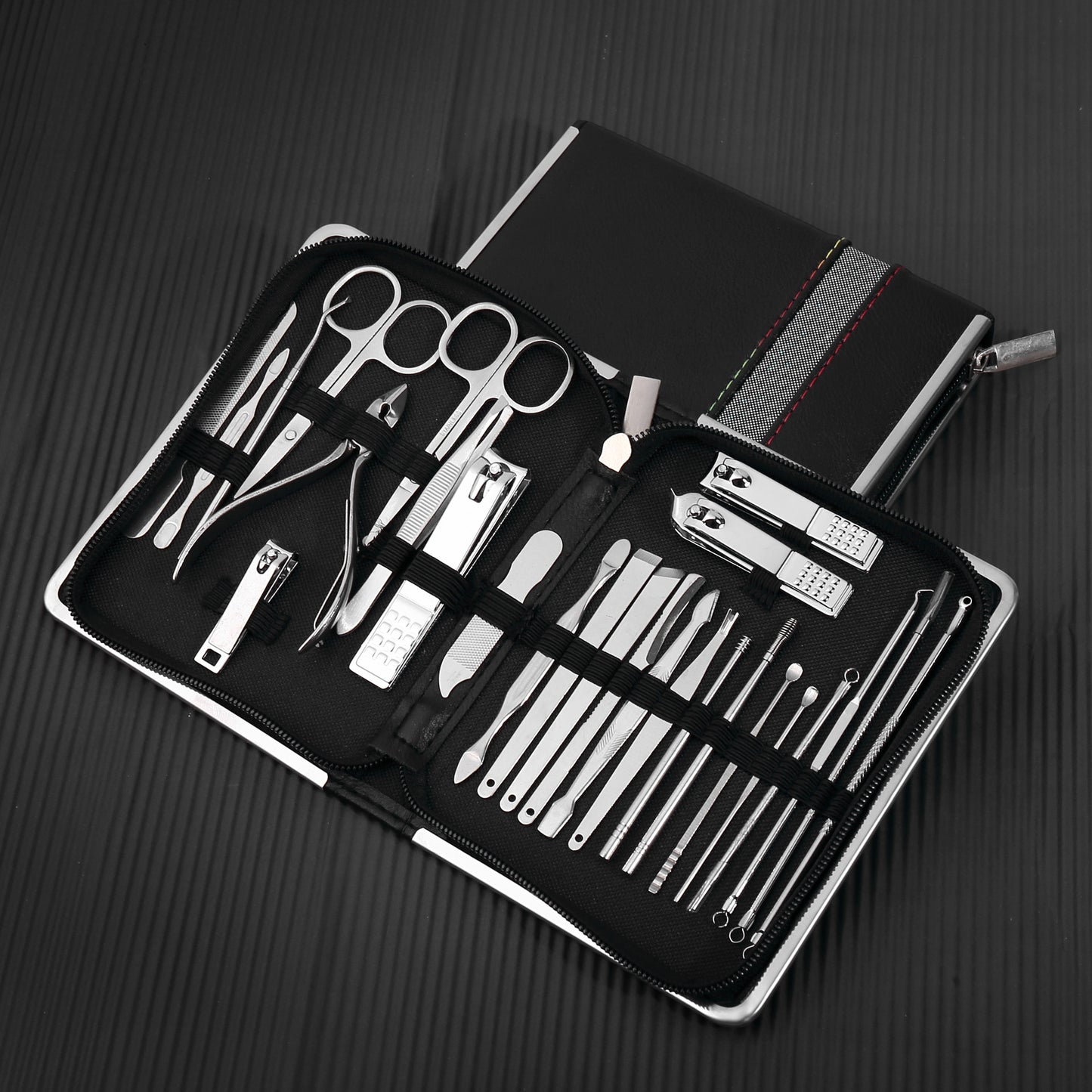 Ensemble d'outils pour ongles, ciseaux en acier inoxydable, couteau de manucure et de pédicure