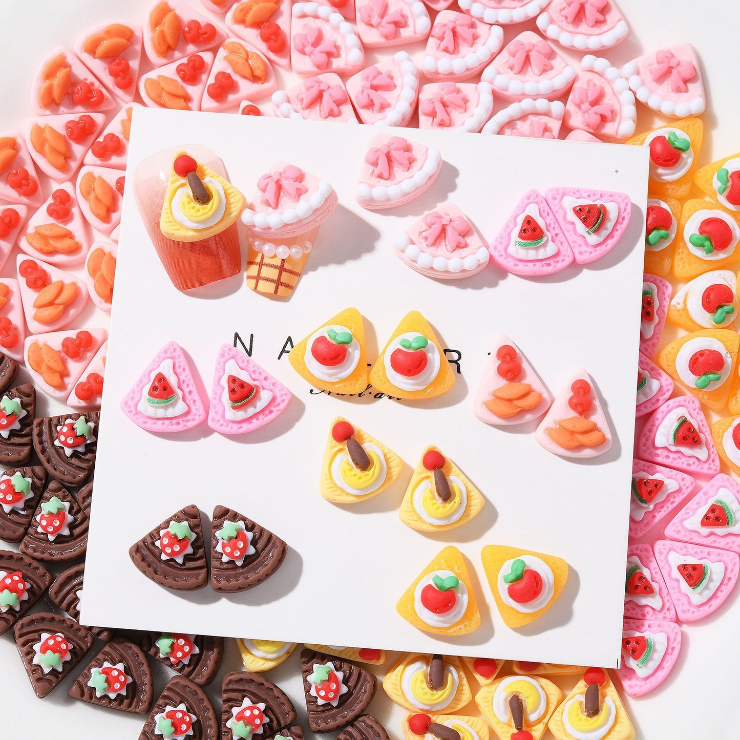 Children's Mini Fun Dessert Barrettes Phone Case Nail Care Nail Art