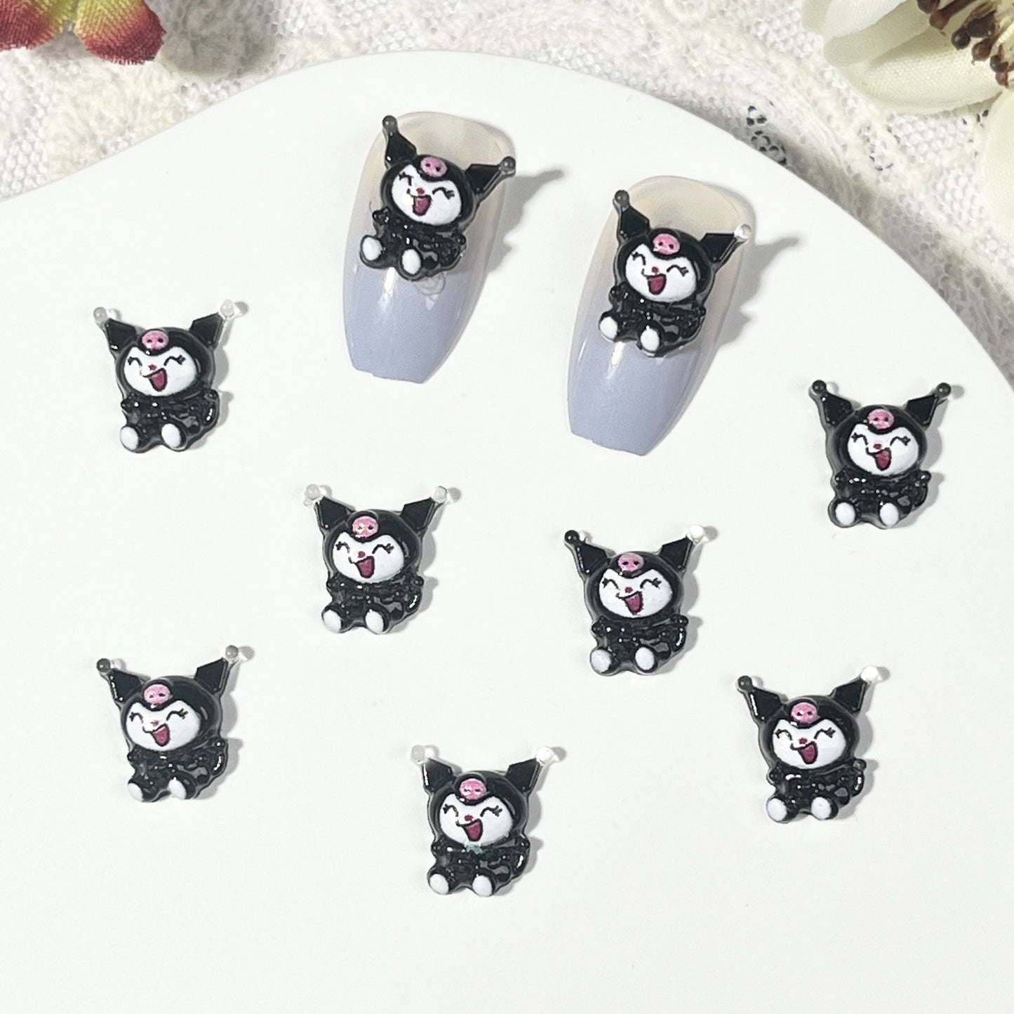 Clow Ornament Cute Three-dimensional Resin Cartoon Nail Care Nail Art