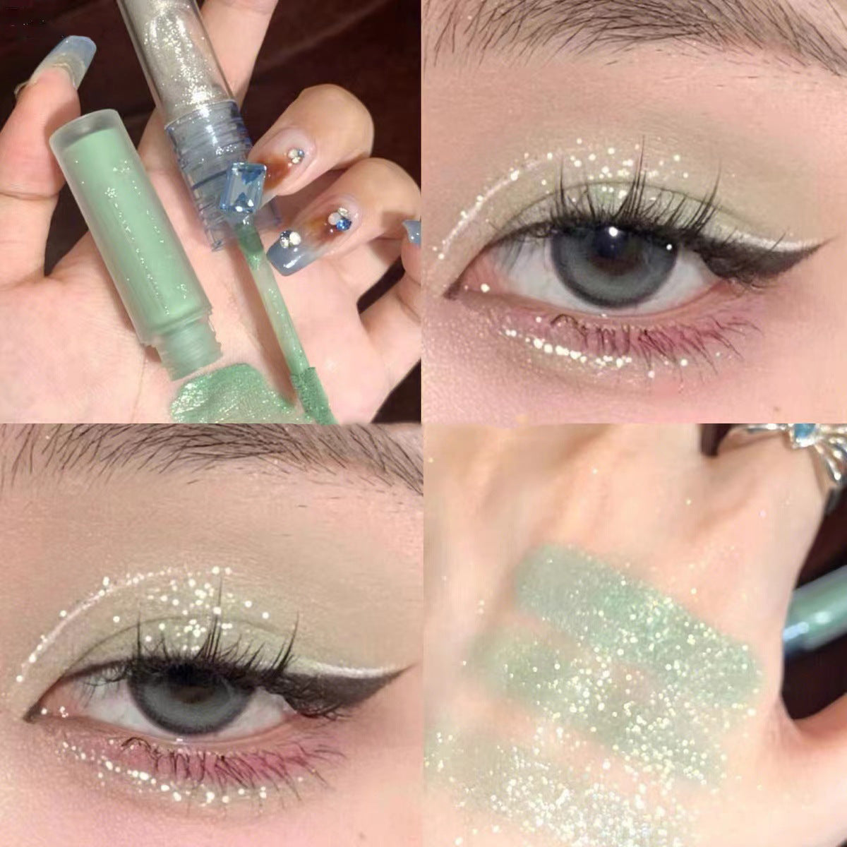 Fard à paupières liquide pailleté, mat et illuminant, Crouching Eyeshadow