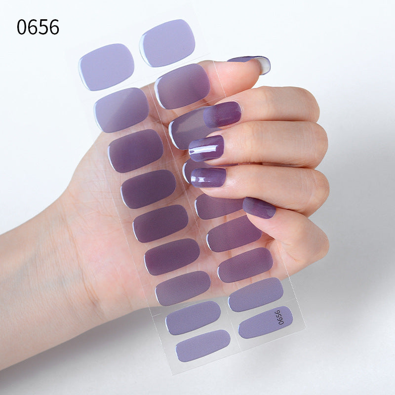 Ice Gel Waterproof Durable Uv Beauty Nail Stickers